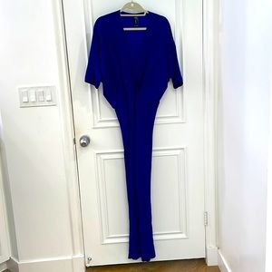 Zero + Maria Cornejo Blue Long Dress